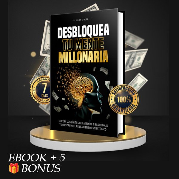 Desbloquea tu mente millonaria Ebook +Bonus